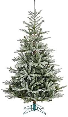 Black Box Trees Celtis Künstlicher Weihnachtsbaum – H185 x Ø112 cm – Grün mit Frostoptik