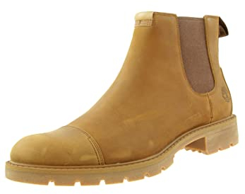 Timberland Elmhurst Chelsea Basic Botas de Moda para Hombre, Marrón (Md Brown Full Grain), 40 EU