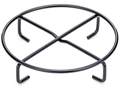 FLAME ROCK Untersetzer für Dutch Oven, Feuertopf Untersetzer, Stahl emailliert, Größe 20 x 20 x 5 cm, Gewicht von 24 g, ideal geeignet für Feuertöpfe, auch anwendbar für andere Heißgeräte
