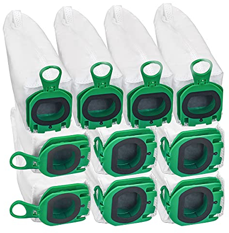 DrRobor 10 Stück Staubsaugerbeutel für Vorwerk Kobold VB100 FP100, Ersatz Premium Filtertüten für Kobold vb 100 fp 100 Akku-Staubsauger
