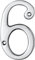 Polished Chrome Door Number 6/9-75mm Height - 4mm Depth - House Numeral Plaque | Front Door House Numbers - Decorative External Door Letters - Numeral & Letter Plaques