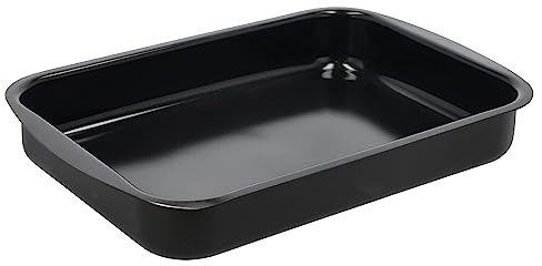 Funktion Lèchefrite Ceramica 25 x 35 x 6 cm Noir Aluminium/céramique