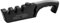 Afilador de Cuchillos de 3 Etapas, Cuchillo Ajustado Multifuncional Negro y Herramienta Afiladora de Tijera, Afilador de Cuchillos Ergonómico para Cocina Casera (Negro)