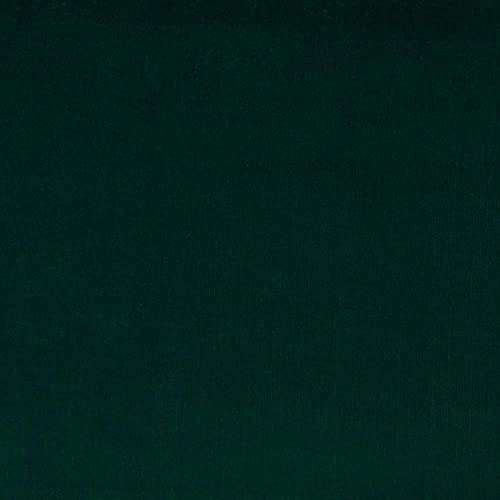Needle Cord Corduroy Fabric 60 Wide 14 Colours Available Soft Premium Material | The Fabric Guys (Bottle Green)