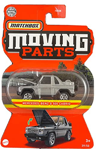 Matchbox Moving Parts Benz G 500 Cabrio (Silver) 39/50
