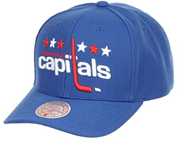 Mitchell & Ness Washington Capitals Blue NHL Team Ground 2.0 Pro Snapback Cap - One-Size