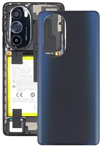 Zhangsihong Custodia per smartphone Copertura posteriore della batteria per Motorola Edge X30/30 PRO/Edge+ 2022, Vetro, Blue, Tinta unita