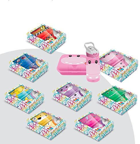 Set Pranzo Young People Kids Picnic per bambini Porta merenda + borraccia (1 PEZZO RANDOM)