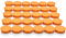 PYJLBX Magnete für Magnettafel, 30 Stück Magnete Stark Bunt Kühlschrankmagnete Magnete Kühlschrank Mini Magnete Klein Magnet Rund Magneten Whiteboard Magnete, für Whiteboard, Magnetwand,Büro (Orange)