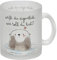 Otter Glas Tasse mit Spruch Weißt du eigentlich wie toll du bist Kawaii Süßes Otter-Design Herz Liebe Motiv - Freundschafts Geschenk