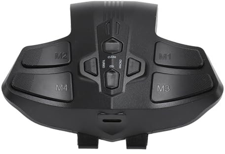 Paletas traseras para mando de juego PS5, con personalización de botones, disparo continuo, fijación programable de botones traseros (negro)