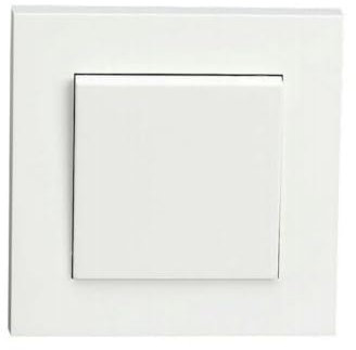 Conmutador blanco de alta calidad, fácil instalación, ideal para controlar luces y dispositivos eléctricos en hogares y oficinas.