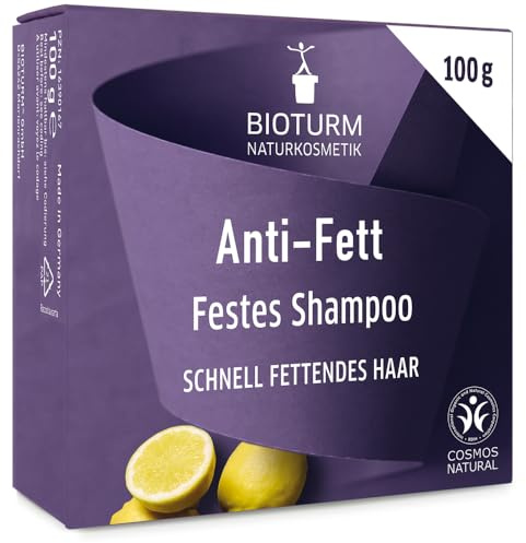BIOTURM Festes Shampoo Anti-Fett 18 x 100 g