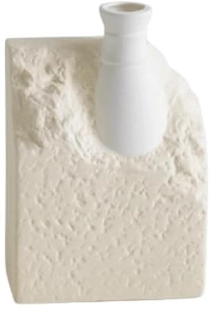 GddOGUK Serre-Livres créatif, étagère en céramique, Vase décoratif, extrémités de Livres, Vase à Fleurs Moderne, Support de Serre-Livres, Ornements de Bureau, Support de Livre