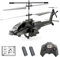 XK1 Remote Control Helicopter, 2.4G Apache RC Helicopter Military Fighter Model, 20 Mins Flight Time, LED Lights & Altitude Hold Toy for Boy Adults (2 Battery)
