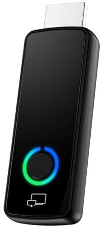 Wireless HDMI Display Dongle Adapter,Miracast Adapter Dongle,HDMI Wireless Extender für Media/Video/Audio- und Datei-Streaming vom Laptop, PC oder Smartphone auf HDTV oder Projektor (W3401)