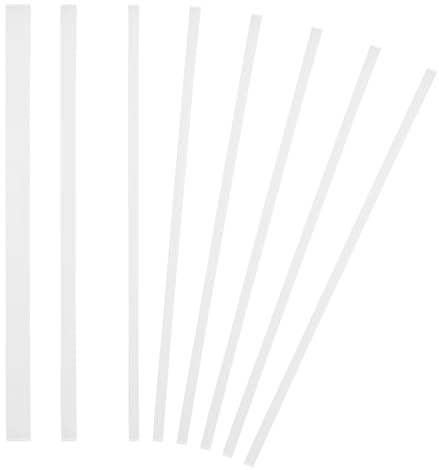 PATIKIL 6x285mm Thermal Binding Strips, 20PCS Glue Strips Tape Hot Melt Adhesive with Mesh Backing for Book Binding Repair Albums Pictures Files Crafts A4 Letter Size
