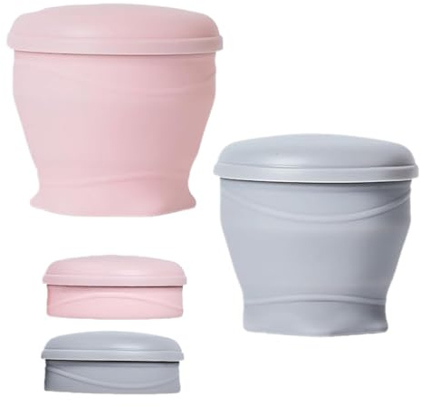 180 ml Tazza da campeggio pieghevole in silicone, 2 Pezzi, Bicchieri Richiudibili da Viaggio, con Coperchio, Ideale per Picnic, Campeggio, Escursionismo, Multicolore