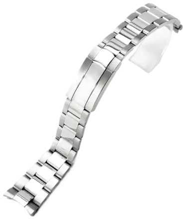 HTHRRFE 904L Edelstahl-Uhrenarmband, kompatibel mit Rolex Oyster Perpetual Datejust DAYTONA SUBMARINER, Luxus-Uhrenarmband for Herren, 20 mm(21mm)