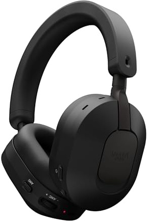 Vieta Pro Quiet Auriculares de Diadema Inalámbricos Bluetooth con Cancelación de Ruido Híbrida y Gradual, 5 Micrófonos y 80 Horas de Batería. Cascos Gaming con Plegado Dual Compacto y Conexión Doble