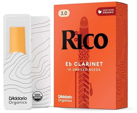 Rico by D'Addario Blätter für Eb-Klarinette, Stärke 3, 10er-Packung