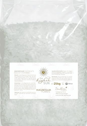 Original StarRider Elements Zechsteiner Magnesium Flakes (Magnesiumchlorid) 25 kg Sackware (aus dem Zechsteinmeer)