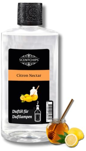 Scentchips® Duftöl Zedernzitrone – Aromaöl für Diffuser & Duftlampen – Raumduft & Parfümöl – Nachfüllflasche 475ml