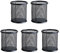 5 Pieces Office Storage Pen Holder, Pen Pencil Cup, Mesh Pencil Pot, Mesh Desk Office Organizer, Pen Holder, Used to Store Pencils, Pens, Eyebrow Pencils and Small Objects