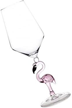 Sektgläser Flamingo Party Deko Weingläser Glas Sektkelch Gläser Kelch Becher Rotweingläser Kelche für Zuhause Restaurants KTV Hochzeit Hawaii Dekoration 330ml