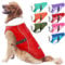 EMUST Winter Dog Jacket, Windproof Dog Apparel for Cold Weather, Reflective Winter Coats for Dogs, Warm Puppy Jacket for Cold Winter, Red S