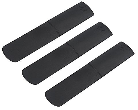 Walfront 3Pcs Altsaxophon Blätter 2.5, Harz, Schwarz, Klassisch, Saxophon Blatt, Altsaxophonblätter, BRASSANDWOODWINDINSTRUMENTS