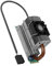 ICY BOX M.2 Heatpipe Cooler with 30 mm Fan Height for M.2 SSD (2280), Aluminium, Silver, IB-M2HSF-705