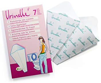 URINELLE Calices Hygiénique | Urinoir Portable & Jetable Féminin | Biodégradable | Lot de 6 x 7 Unités