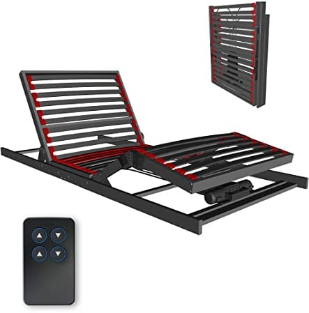 COSYWORLD Lattenrost 140x200cm elektrisch verstellbar - Cosy2Go 2M - passt in jedes Bett 140x200 cm - ultraflach, faltbar, für Jede Matratze geeignet - fertig montiert - Made in Germany