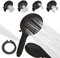 SparkPod 5 Inch 9 Spray Setting Shower Head - Handheld High Pressure Jet with On/Off Switch, Pause & Waterfall Setting- Premium ABS Removable Handheld Shower Head with Hose (6ft) (Oil Rubbed Bronze)
