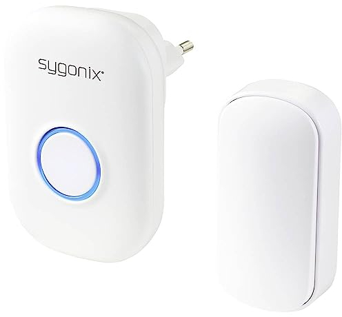 sygonix SY-5225388 Funkklingel Komplett-Set batterielos, mit Blitzlicht
