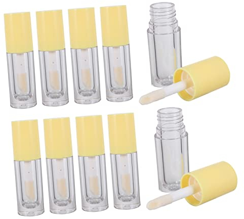 minkissy 10pcs Lip Gloss Bottle Travel Container Containers Lip Oil Cute Lip Gloss Tubes Empty Gloss Tubes Lip Gloss Making Kit Lip Gloss Bottles Lip Gloss Tubes Plastic