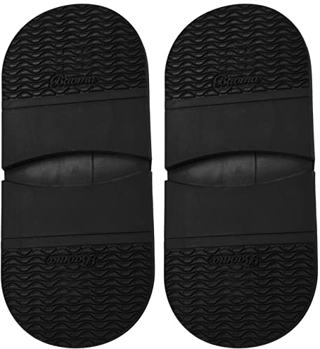 Pavewood 2 paia antiderapant scarpe in gomma riparazione cordonatura 6,5 mm, Nero , Taille unique
