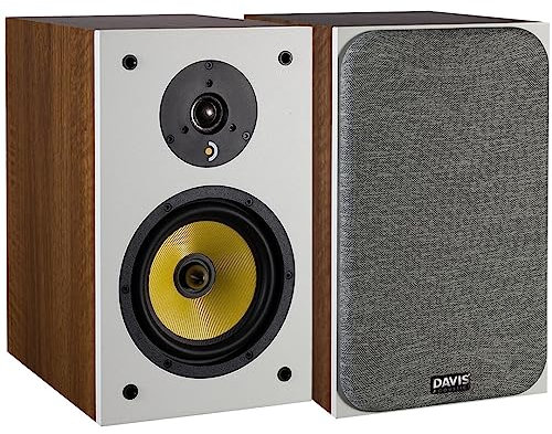 Davis Acoustics Ariane 2 Noyer (Walnut) - Paire d'enceintes étagère 2 Voies/2 Haut-parleurs