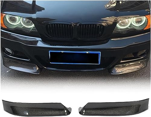 AMAIR Auto Frontlippe Frontspoiler für BMW Serie 3 E46 M3 2000-2006,Frontlippe Spoiler Protector Car Styling Karosserie-Anbauteile