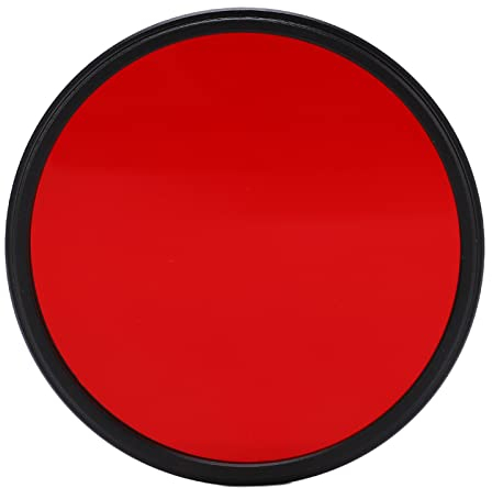 Vollständiger Roter Farbfilter, mit Filter Versehenes Kameraobjektiv, Optisches Glas oder Objektiv mit 52 Mm, 67 Mm, 62 Mm, 58 Mm, 55 Mm, 52 Mm, in Oberflächenlinse oder