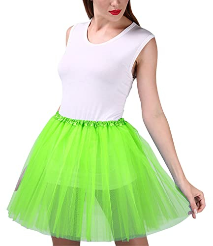Karneval tüllrock weiß tüllrock mit Lichterkette Karneval Tüllrock Damen Tütü Petticoat Damen 80er Puffy Tüllrock Tütü Röcke Tüll Petticoat blusenrock Damen Tüllrock 50er Rockabilly