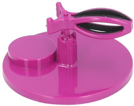 Anti Spill Nail Polish Holder, Optimal Angle Flexible Adjustable Nail Polish Bottle Holder Increase Efficiency Easy Access for Compact Nail Art Supply (plastic)