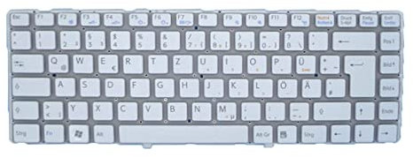 Laptop-Tastatur für Sony VGN-NW 148738021 53010DJ21-203-G Deutschland GR Weiß ohne Rahmen Neu