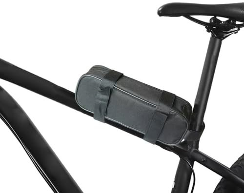 VADO VLTRA E-Bike Controller Bag, 27 * 9.5 * 7cm Universal Waterproof Black Rectangle Polyester Pedelec Bike Frame Battery Storage Bag, Protect Electric Bicycle Controller Case