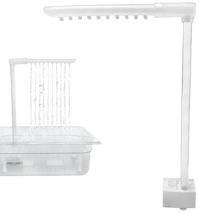 Vasca da bagno per uccelli, fontana per uccelli a gabbia con soffione doccia, comodi accessori da bagno per parrocchetti, giocattolo per piscina per animali domestici per parrocchetti, calopsitte