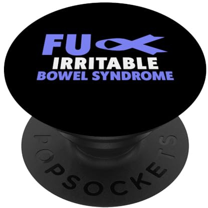 IBS Awareness Shirt - Fu Irritable Bowel Syndrome Awareness PopSockets Adhesive PopGrip