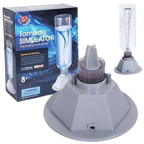 Tornado Maker Science Kit Tornado giocattolo a batteria, ricicla una bottiglia vuota per costruire il creatore per ragazzi e ragazze dagli 8 anni in su Giocattoli per bambini Lampada