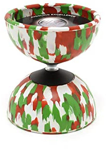 Mister Babache Diabolo Seul Arlequin Medium Blanc/Rouge/Vert