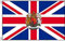 AZ FLAG - Flagge Vereinigtes Königreich Mit Waffen - 90x60 cm - Britische Fahne 100% Polyester mit Messing-Ösen - 50g